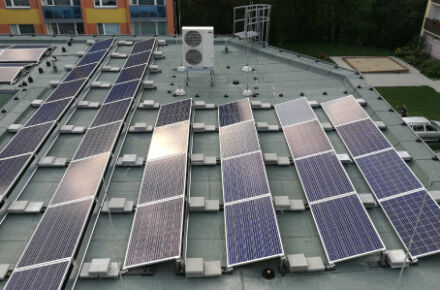 FVE Výrobní Hala, Plochá Střecha