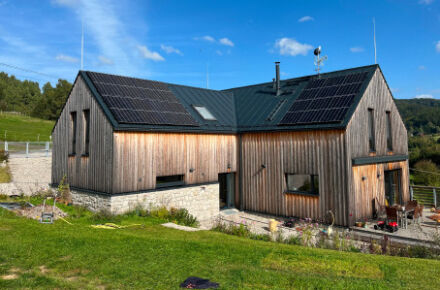 RD V CHKO, Střešní Montáž